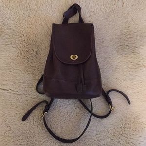 Coach mini backpack